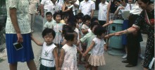 Greeting Asian Children